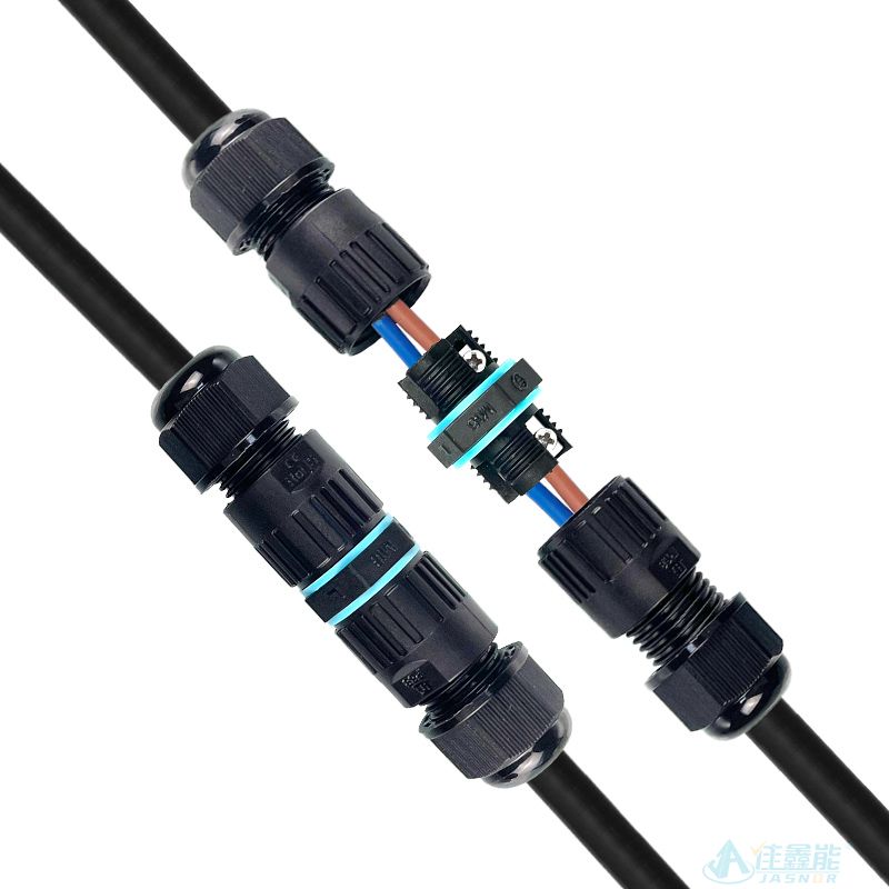 佳鑫能防水连接器快速接线端子M16-2芯/3芯