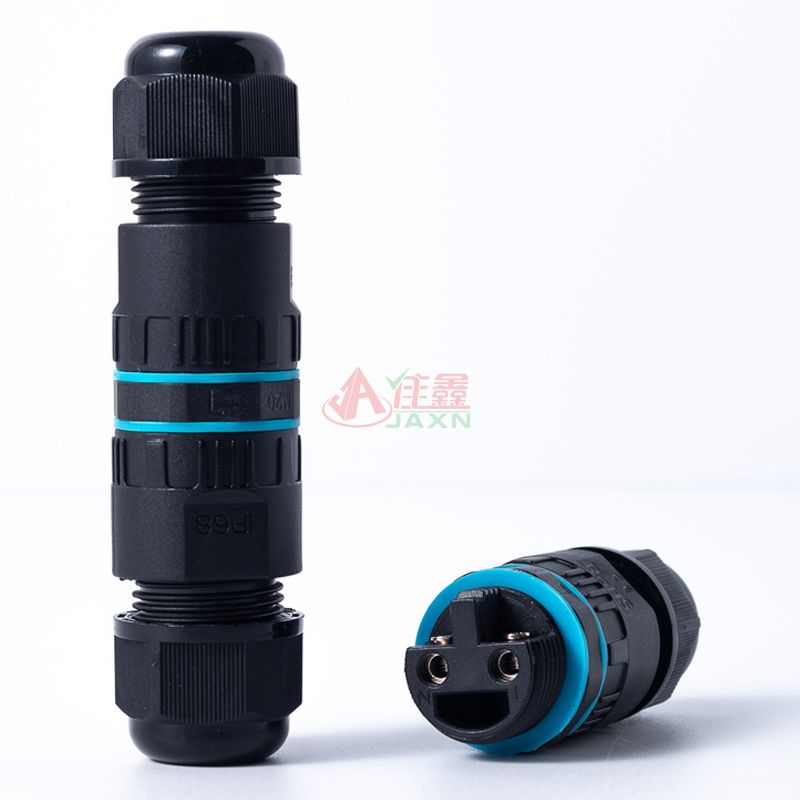 Jaxn佳鑫C-M20-10蓝色垫片防水连接器2/3/4芯