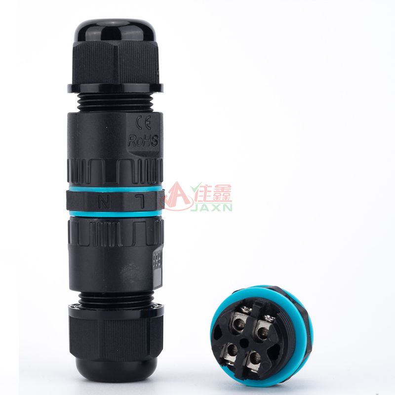 Jaxn佳鑫C-M20-10蓝色垫片防水连接器2/3/4芯(图3) M20 4P.jpg