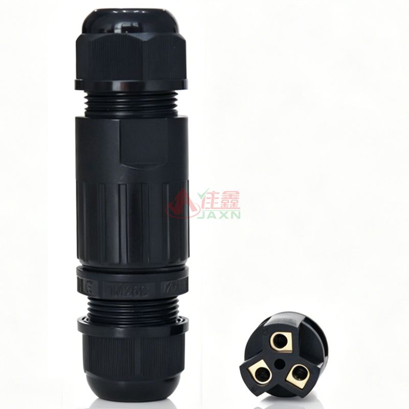 Jaxn佳鑫大电流C-M25-14蓝色垫片防水连接器2/3/4/5芯