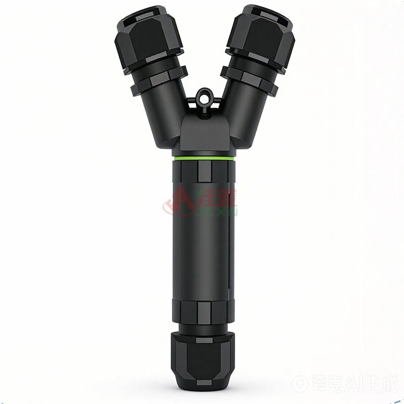 Jaxn佳鑫C-M25Y三通防水连接器3芯
