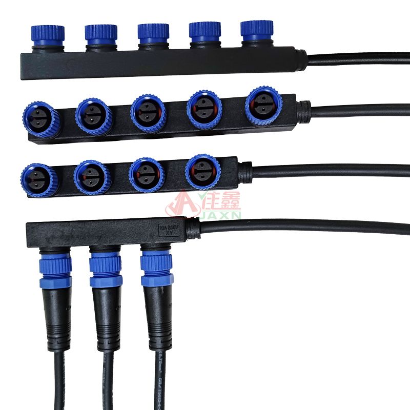 Jaxn佳鑫M15F 型模组系列防水连接器(图1) M15F 型模组系列.jpg